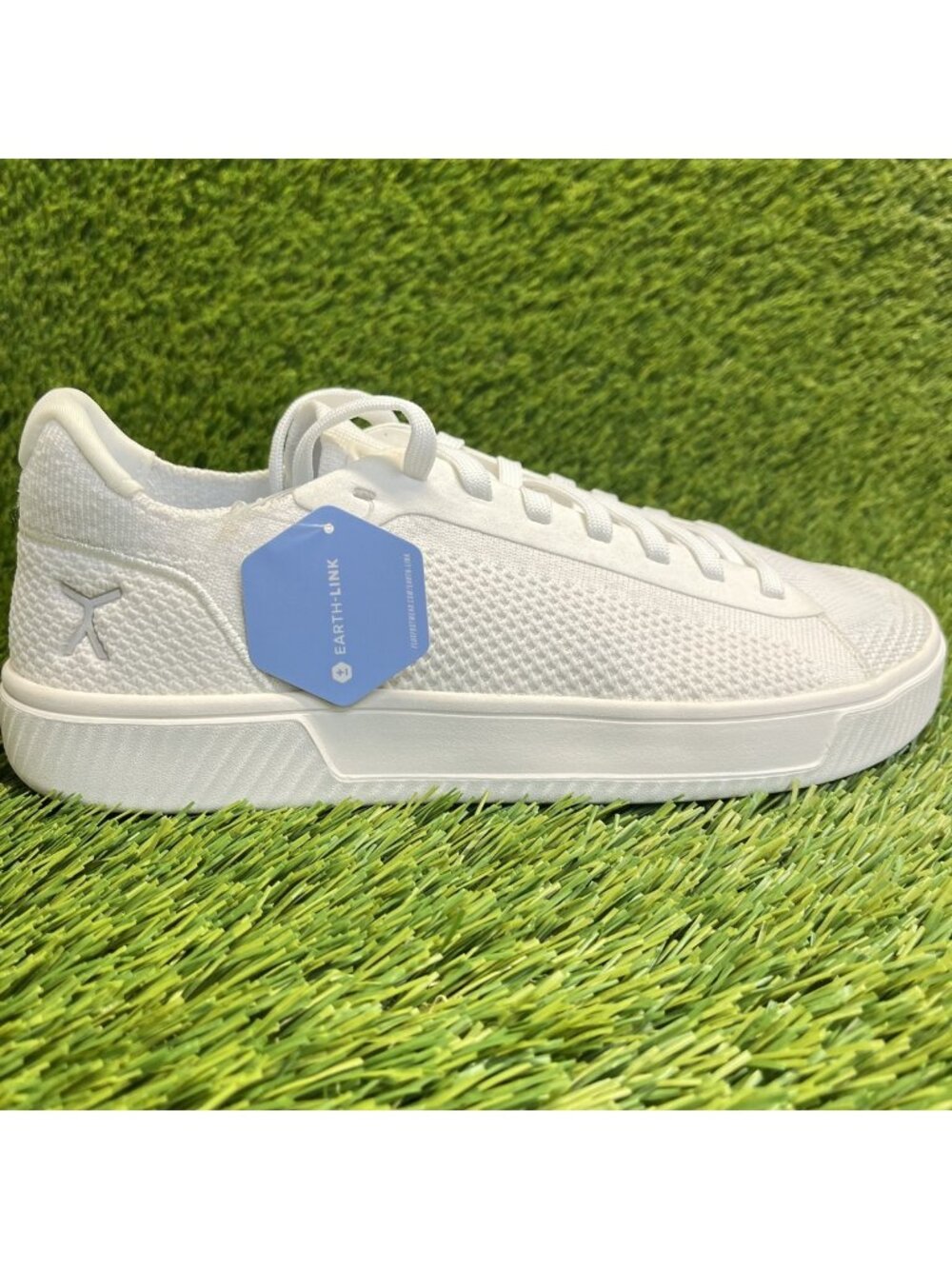 Flux Footwear Adapt Trainer White Mens Size 8 Womens 9.5 Knit Shoes Sneakers